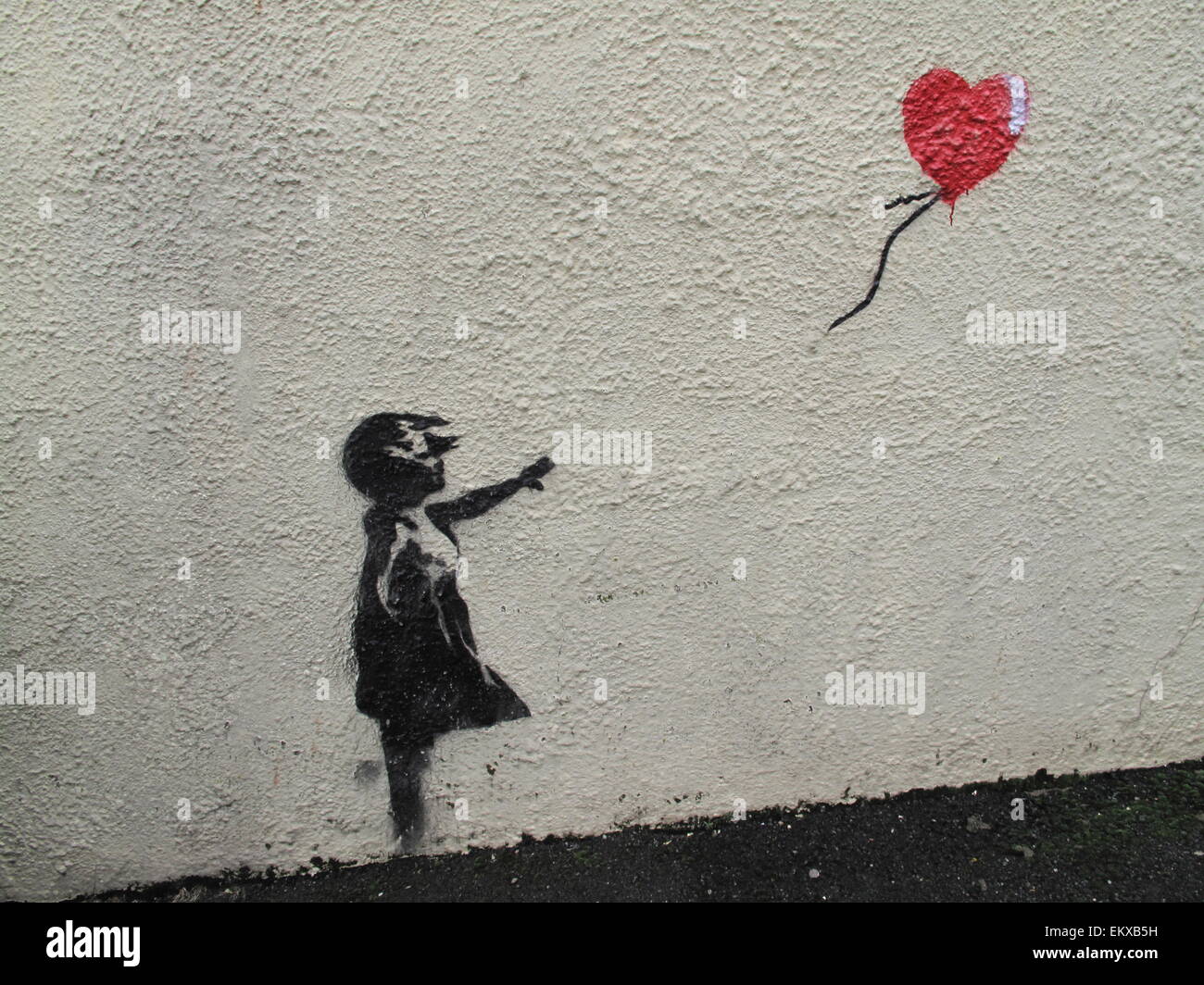 Banksy ballon mädchen -Fotos und -Bildmaterial in hoher Auflösung – Alamy