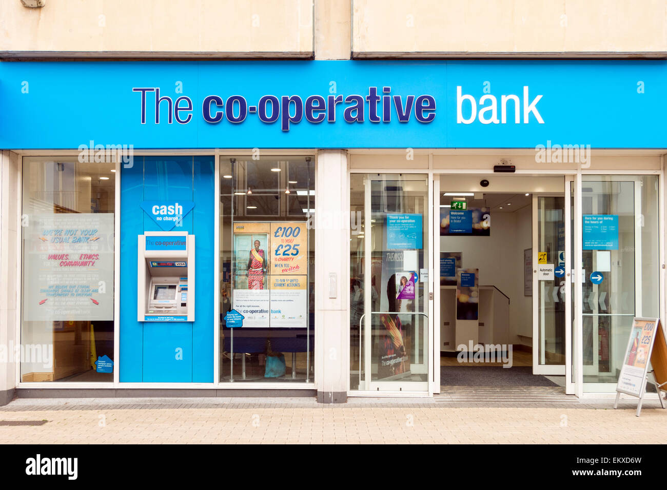Co-Operative Bank, Bristol, UK. Stockfoto