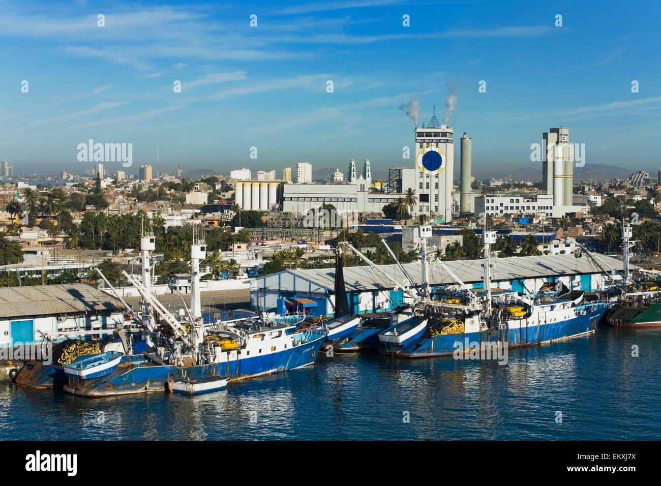 Kommerzielle Fischerei Boote, Mazatlan, Sinaloa, Mexiko Stockfoto