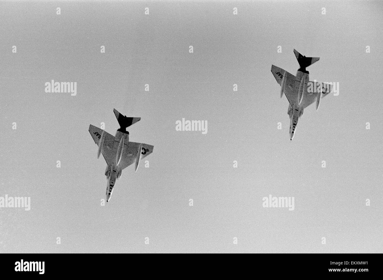 US-Phantom-Jets im Flug. 13. Mai 1965. Stockfoto