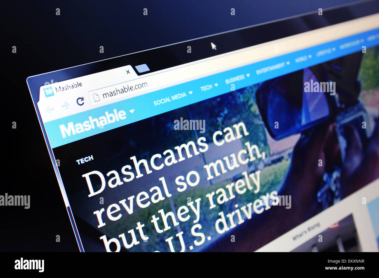 Mashable.com Stockfoto