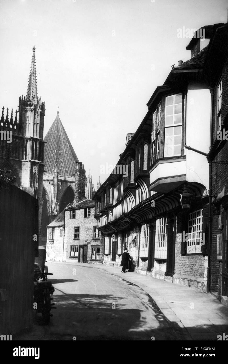 St William College York Minster 17. Dezember 1946 Stockfoto