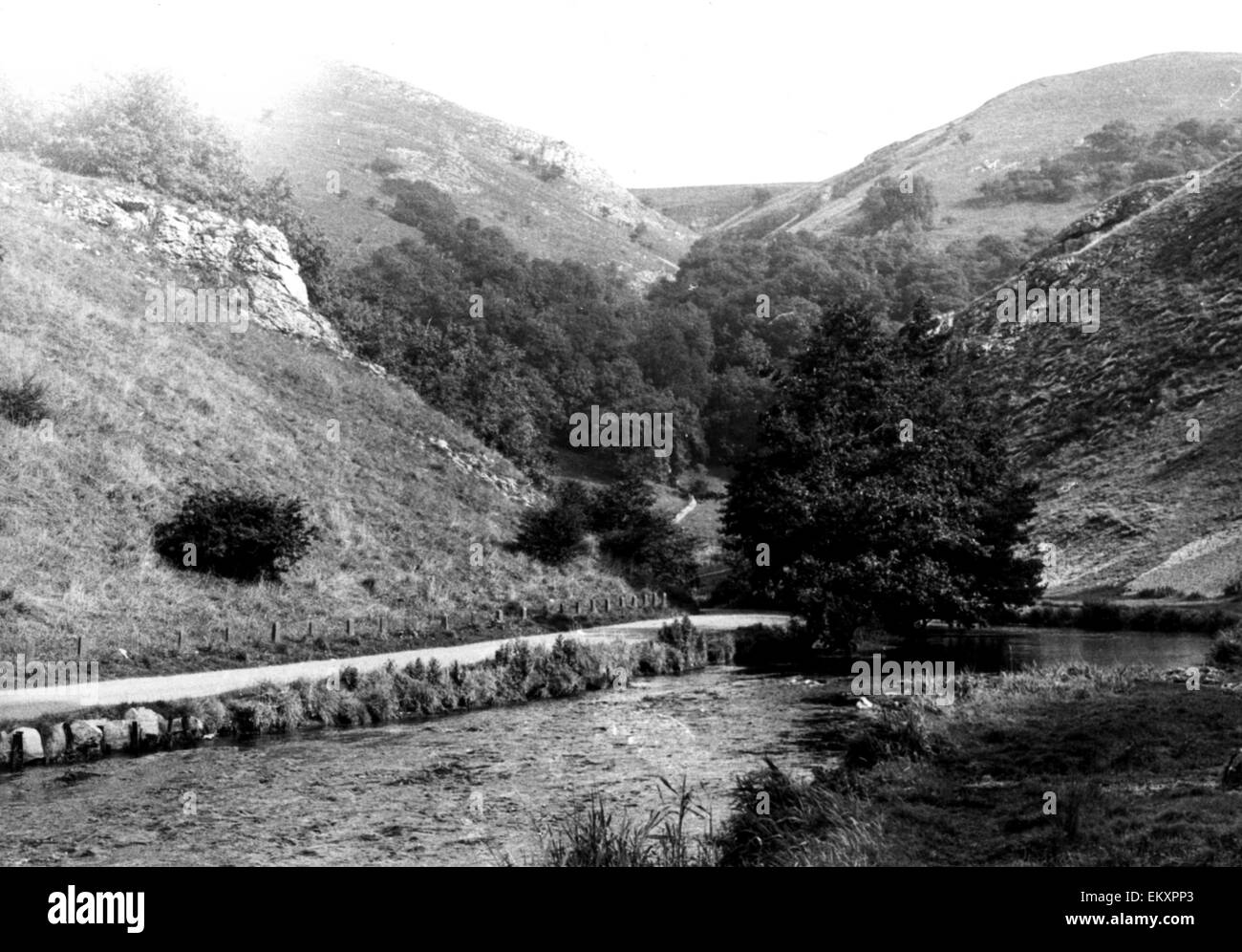 Dovedale, Derbyshire. 1970 Stockfoto