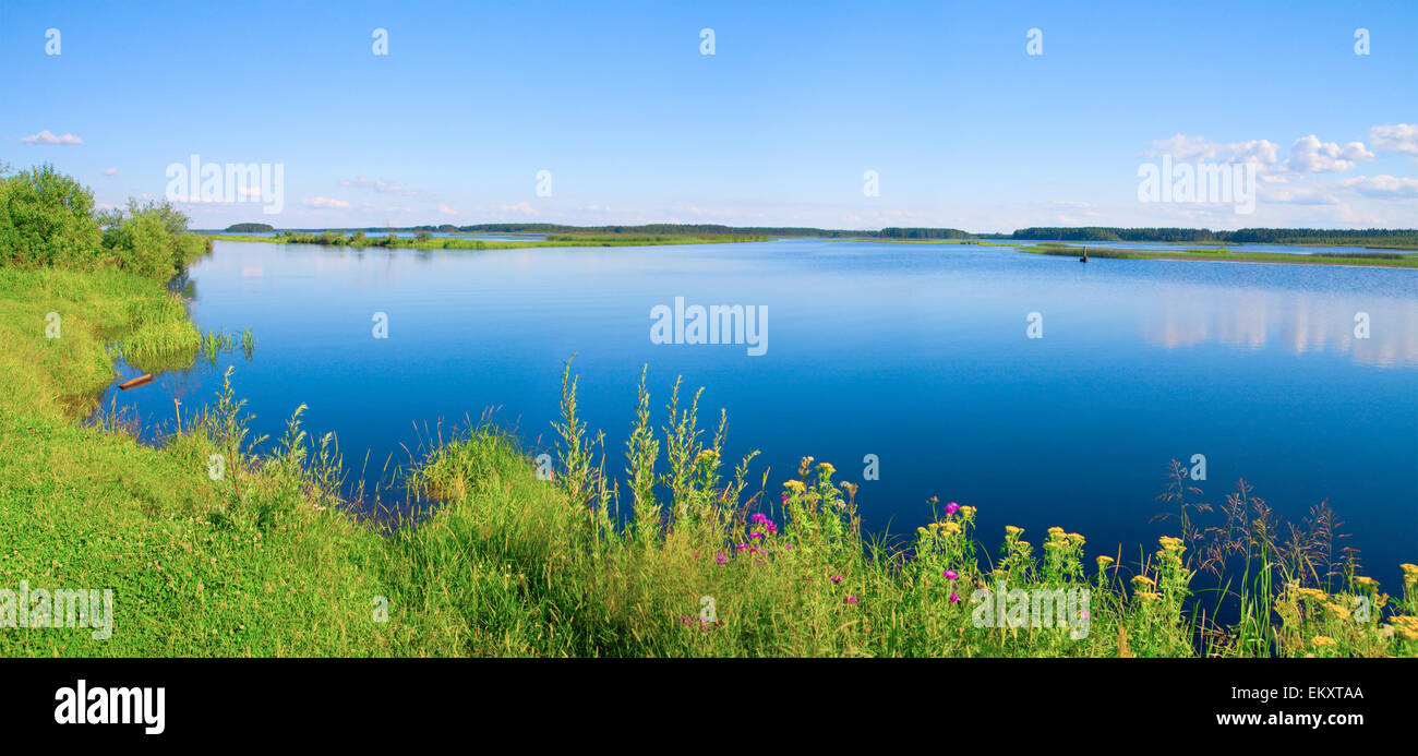 schönen Sommer-Wasserlandschaft Stockfoto