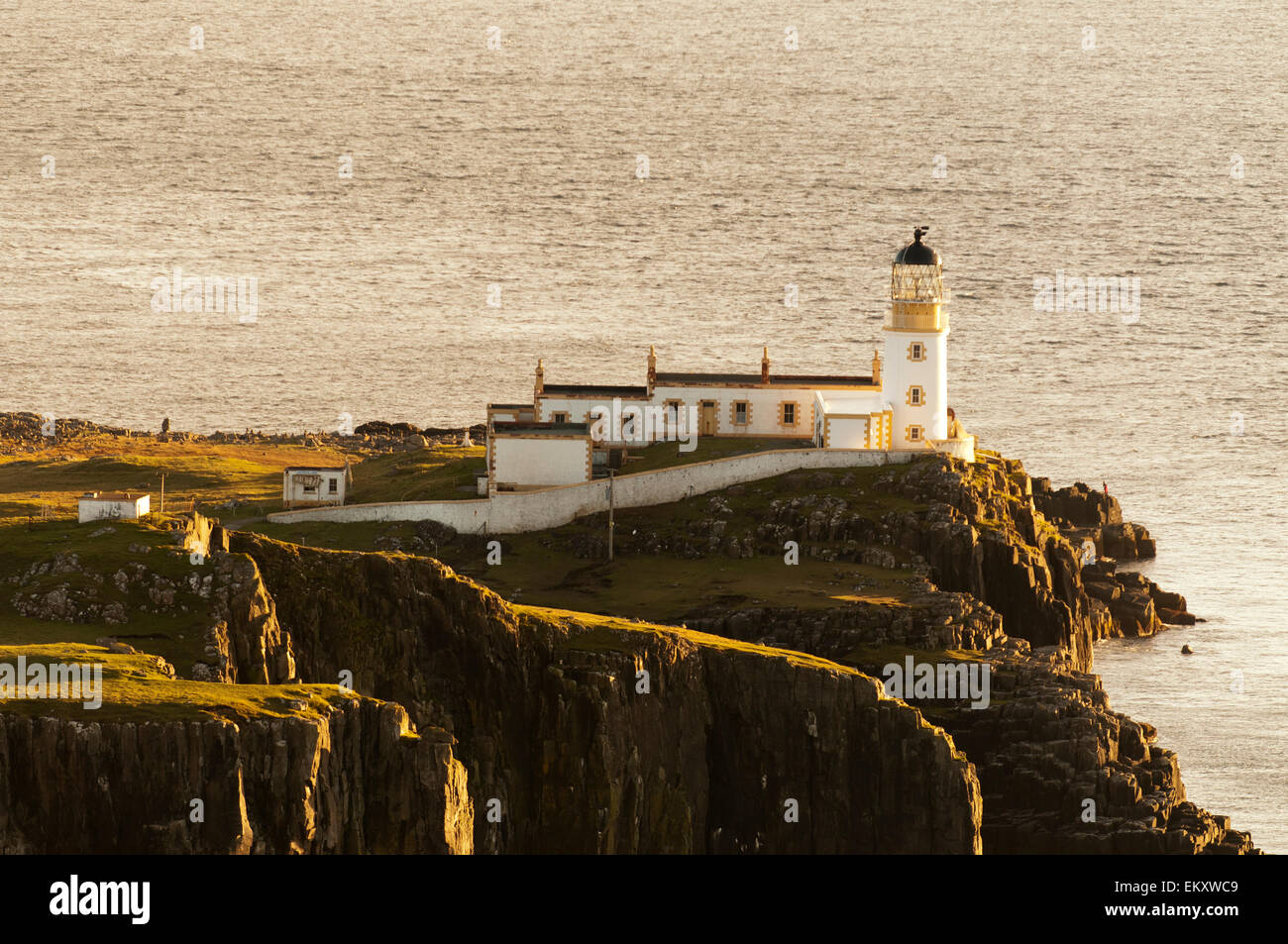 Landschaftlich Point Lighthouse. Stockfoto
