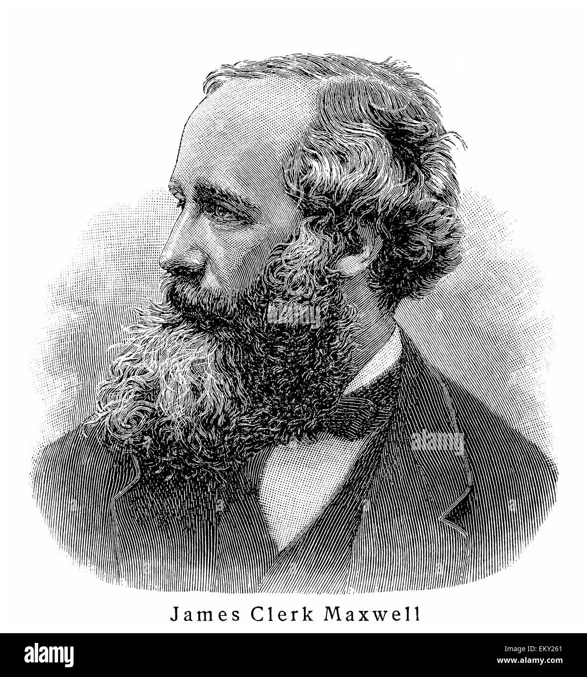 James Clerk Maxwell Stockfoto