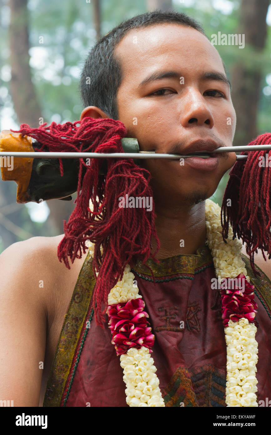 Thailand, vegetarische Festival; Phuket Stockfoto