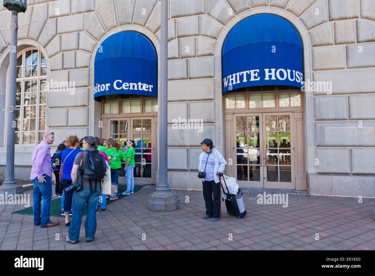 Besucherzentrum des weißen Hauses - Washington, DC USA Stockfoto