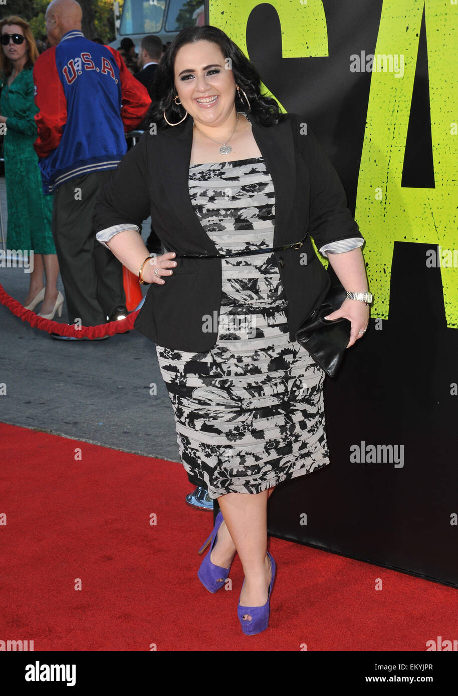 LOS ANGELES, CA - 26. Juni 2012: Nikki Blonsky bei der Weltpremiere von "Wilden" am Mann Village Theatre in Westwood. Stockfoto