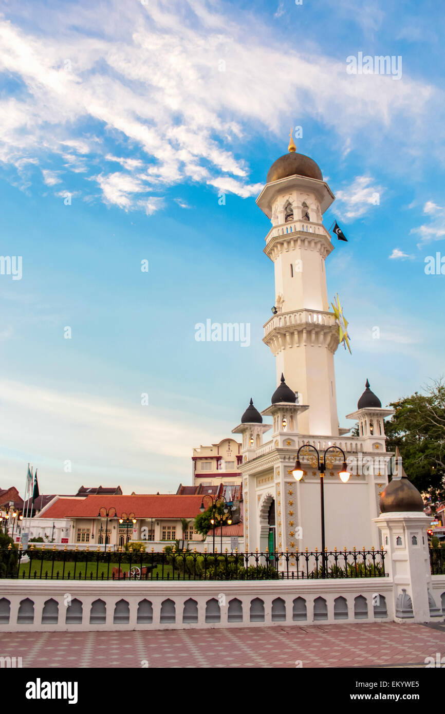 Kapitan Keling Moschee in George Town, Penang, Malaysia Stockfoto