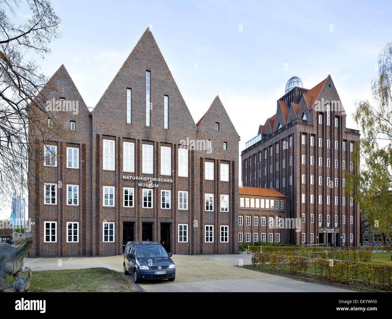 Ehemalige Hochschule für Erziehung, 1937 erbaut, Nord deutsche Ziegelbauweise, jetzt das Haus der Wissenschaft der technischen Stockfoto
