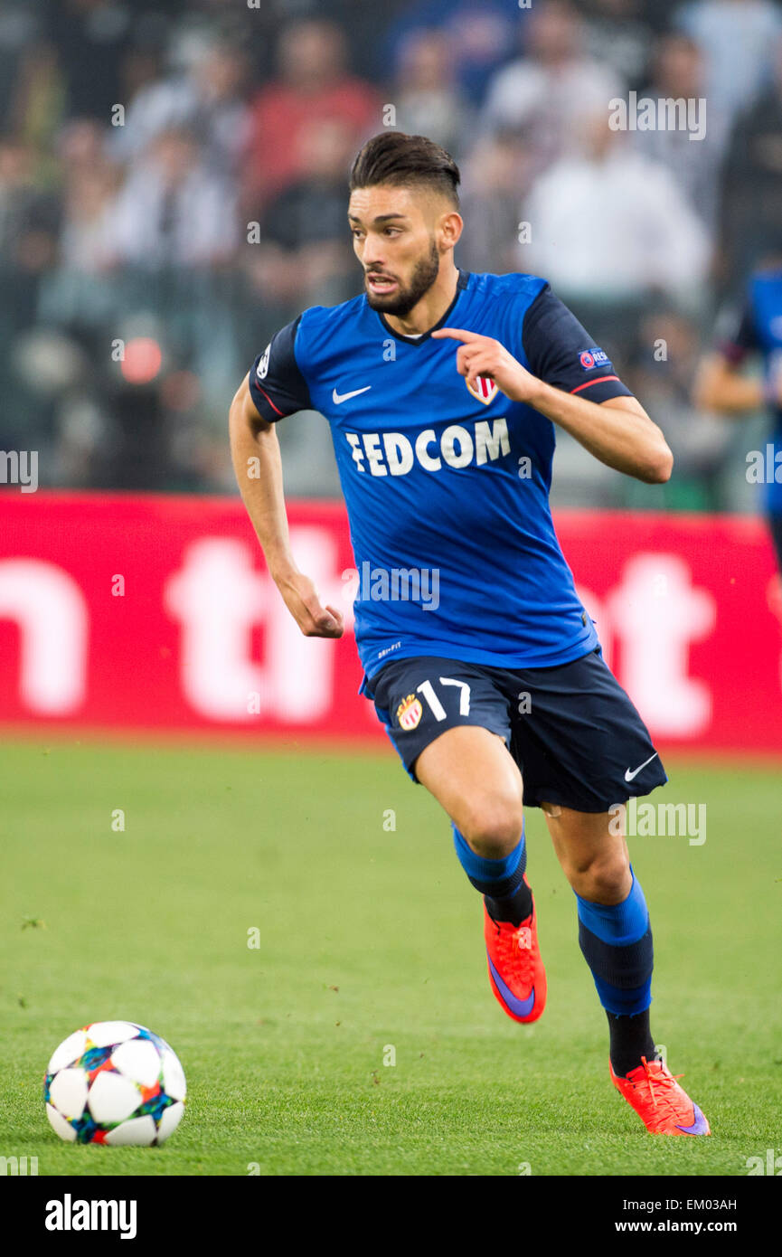 Turin Italien 14 April 2015 Yannick Ferreira Carrasco Monaco Fussball Uefa Champions League Viertelfinale 1 Bein Match Zwischen Juventus Turin 1 0 As Monaco Im Juventus Stadium In Turin Italien Bildnachweis Maurizio Borsari Aflo Alamy