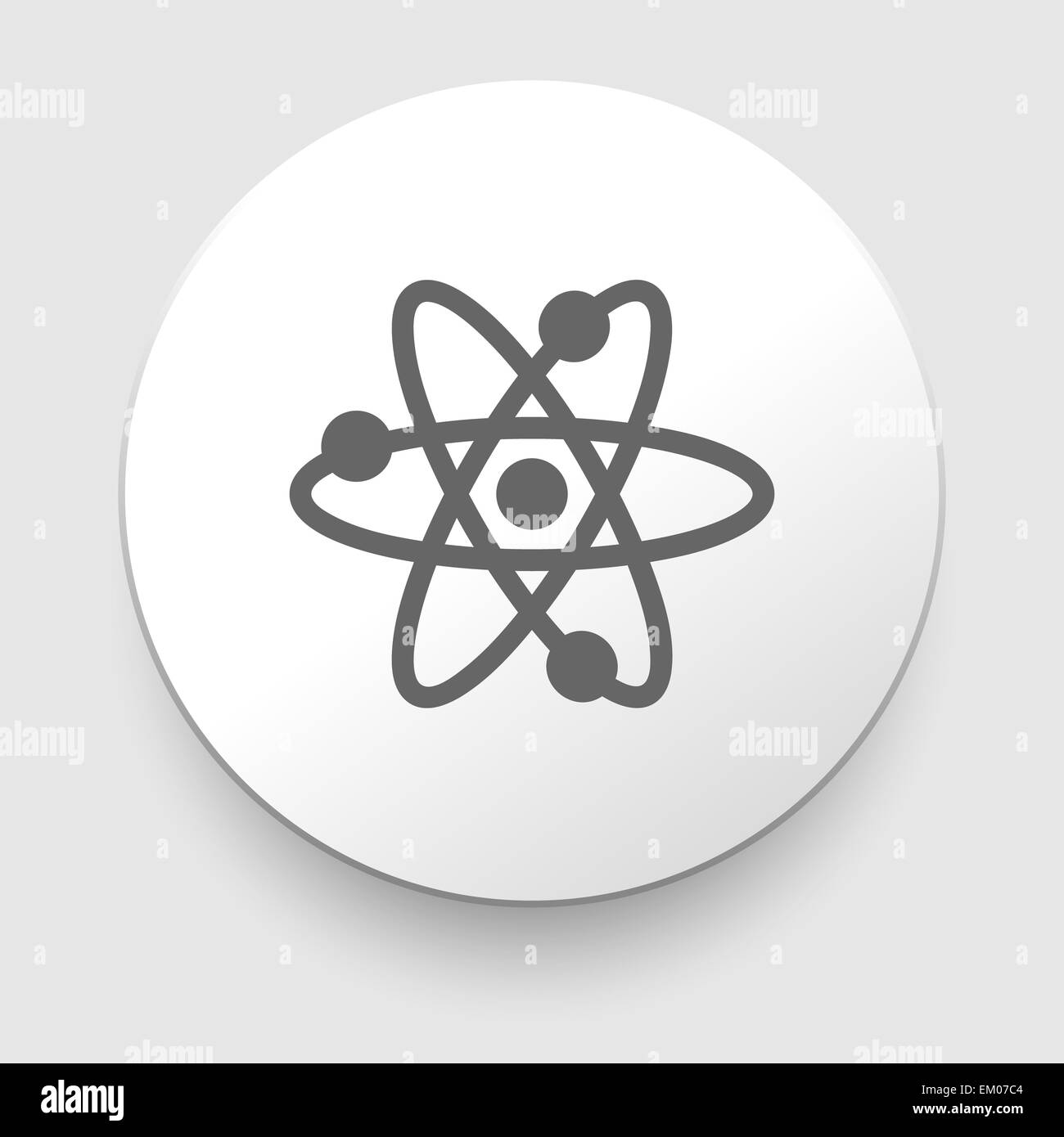 Atom abstrakte Physik Wissenschaft Modell symbol Stockfoto
