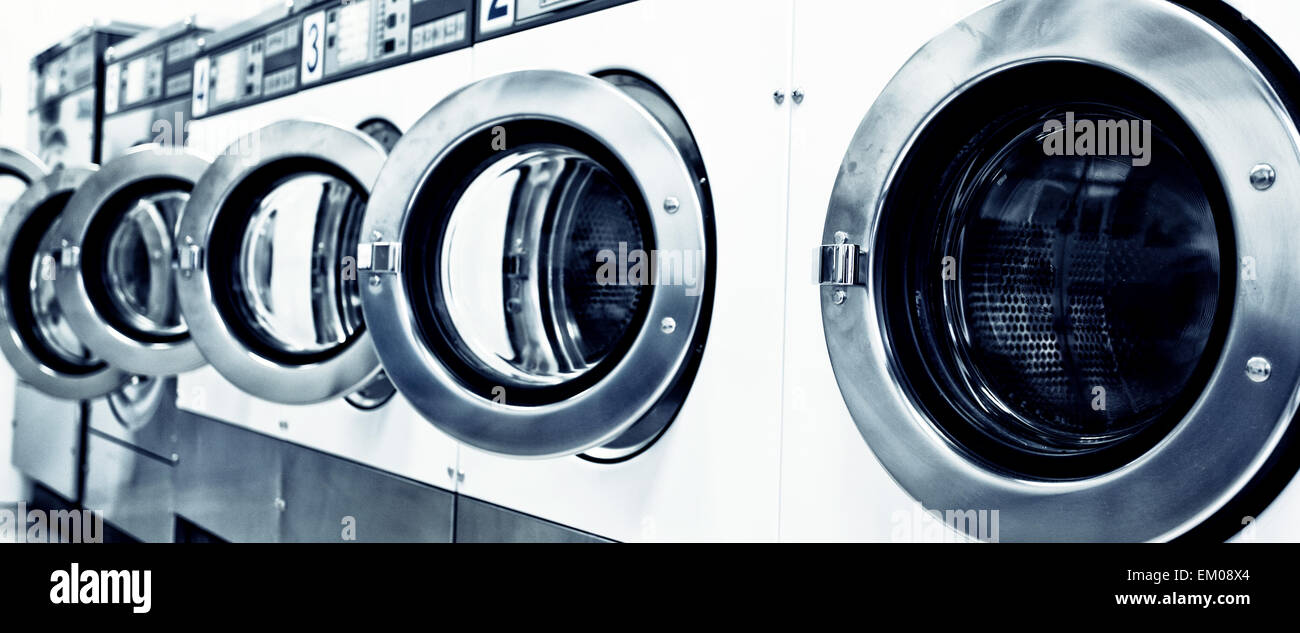 Waschmaschinen Stockfoto