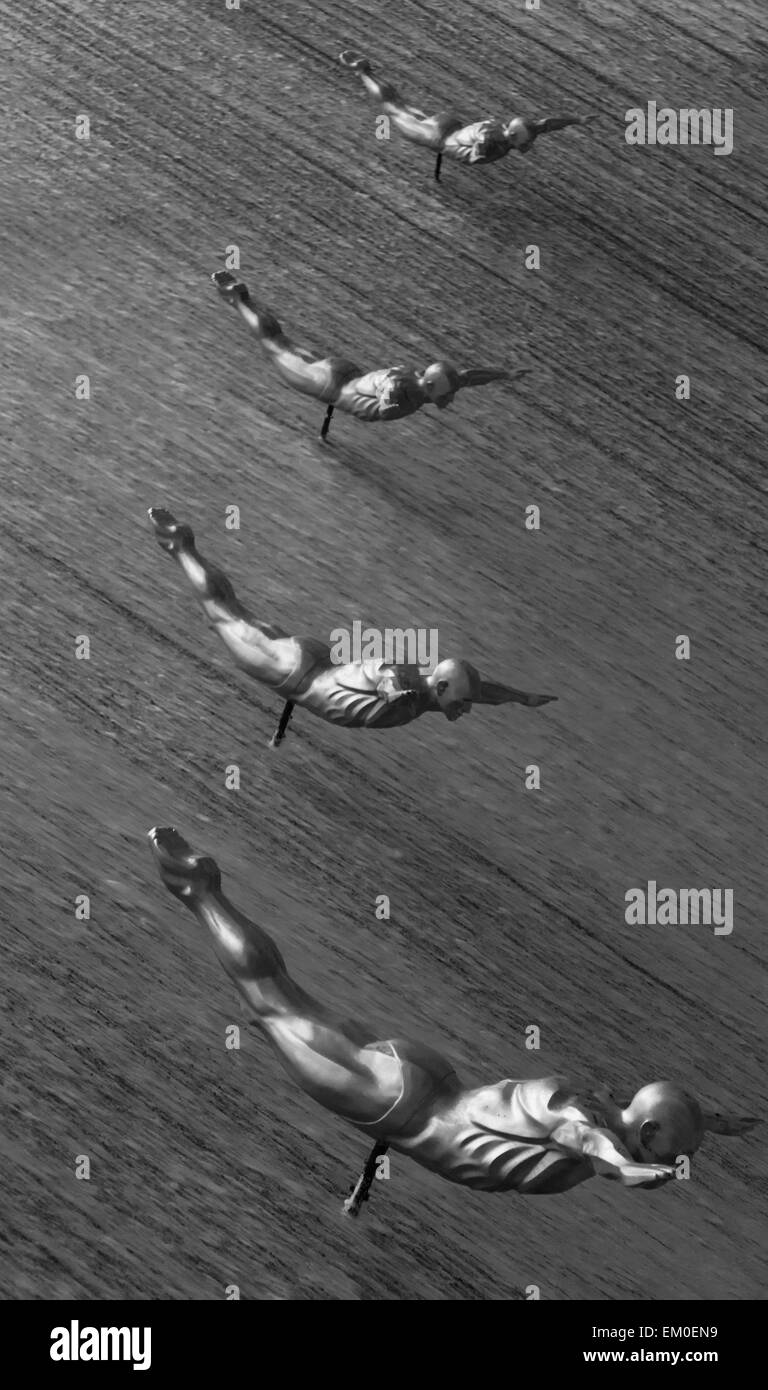 DUBAI, Vereinigte Arabische Emirate - 31 Oktober: Berühmte Wasserfall in Dubai Malll am 31. Oktober 2013 in Dubai. Bei mehr als 12 Millionen sq ft ist die Welt Stockfoto