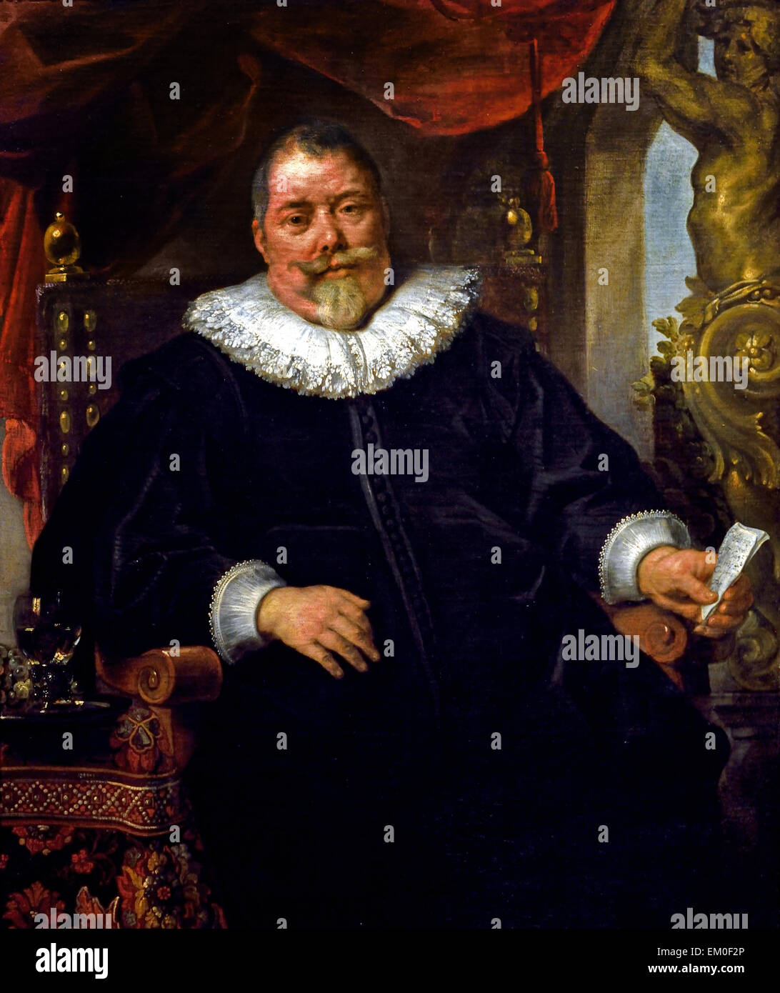 Porträt von Mr Weerts 1635 Jacob Jordaens (1593 – 1678) flämischen Barock Maler Belgien Belgien Stockfoto