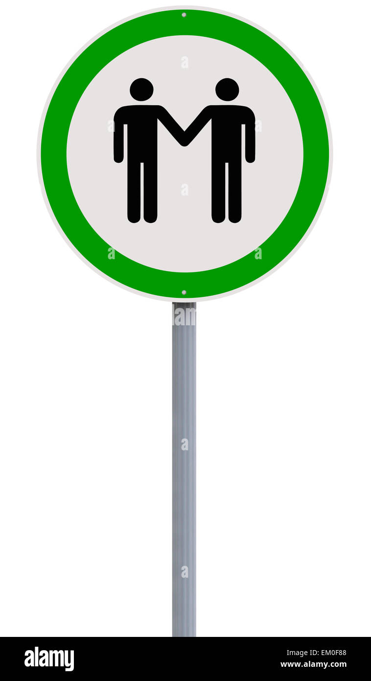 Homo-Ehe erlaubt Stockfoto