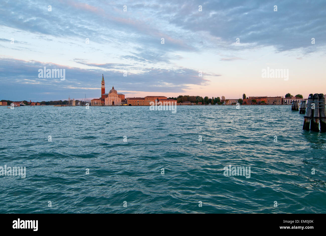 Venedig Italien Saint George Insel Stockfoto