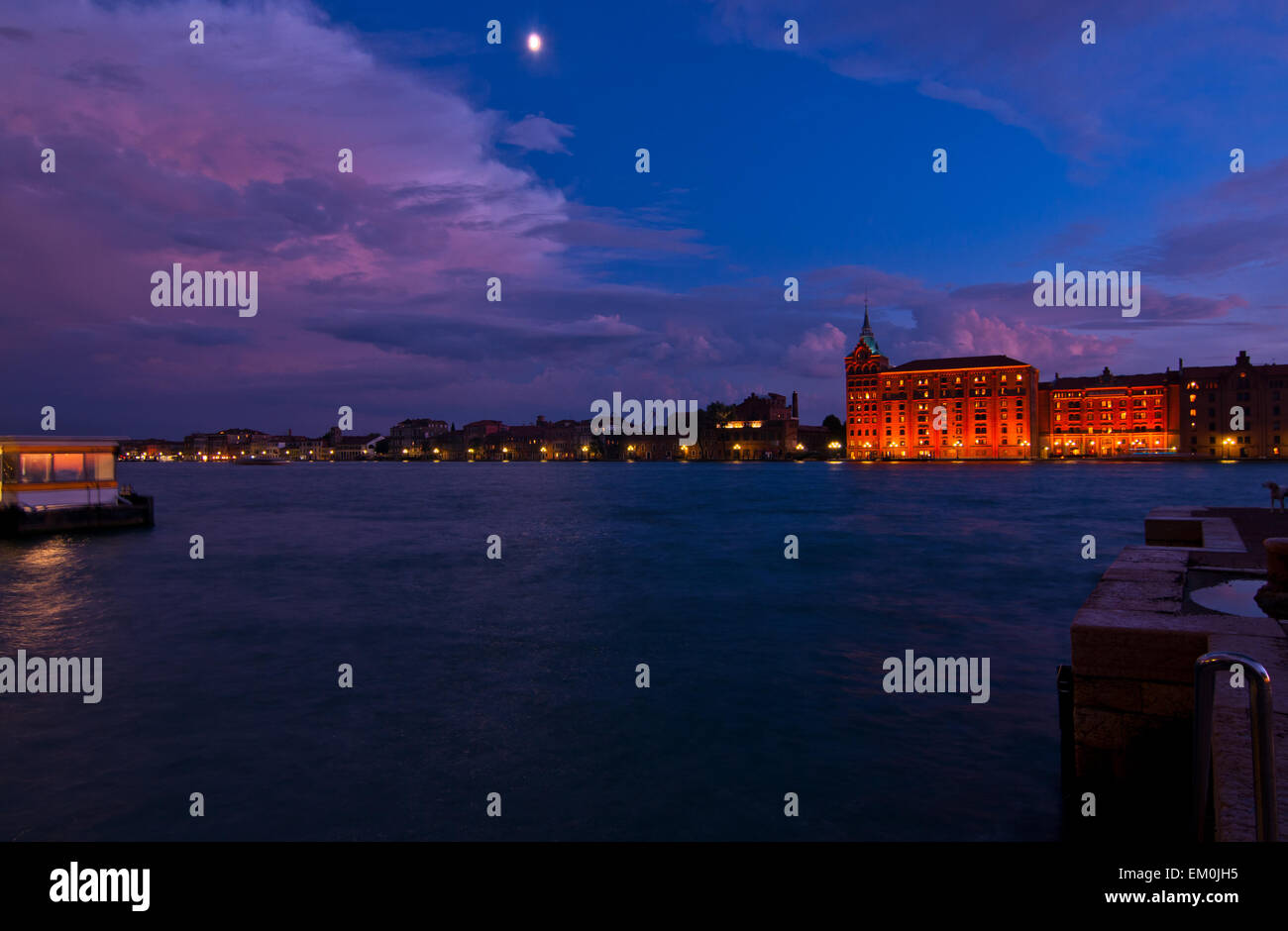 Venedig Italien Molino Stucky Stockfoto