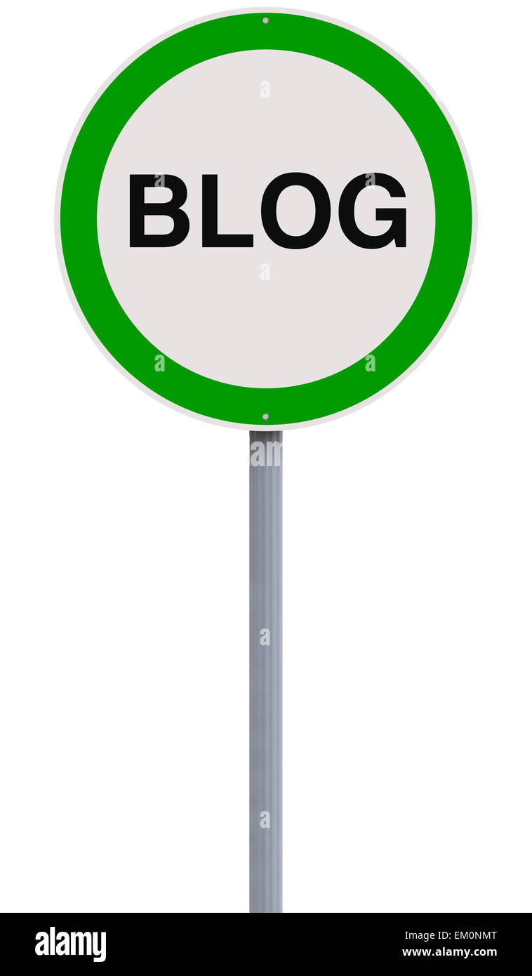 Blogging erlaubt Stockfoto