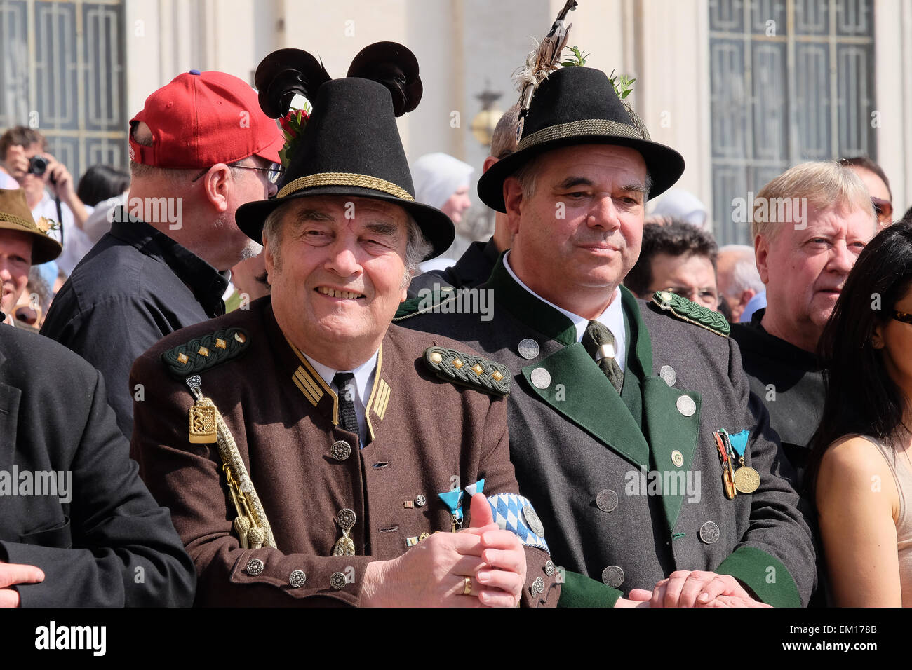 Vatikanstadt 15. April 2015 Papst Francis General Audience in St Peter's Square Credit: wirklich Easy Star/Alamy Live News Stockfoto