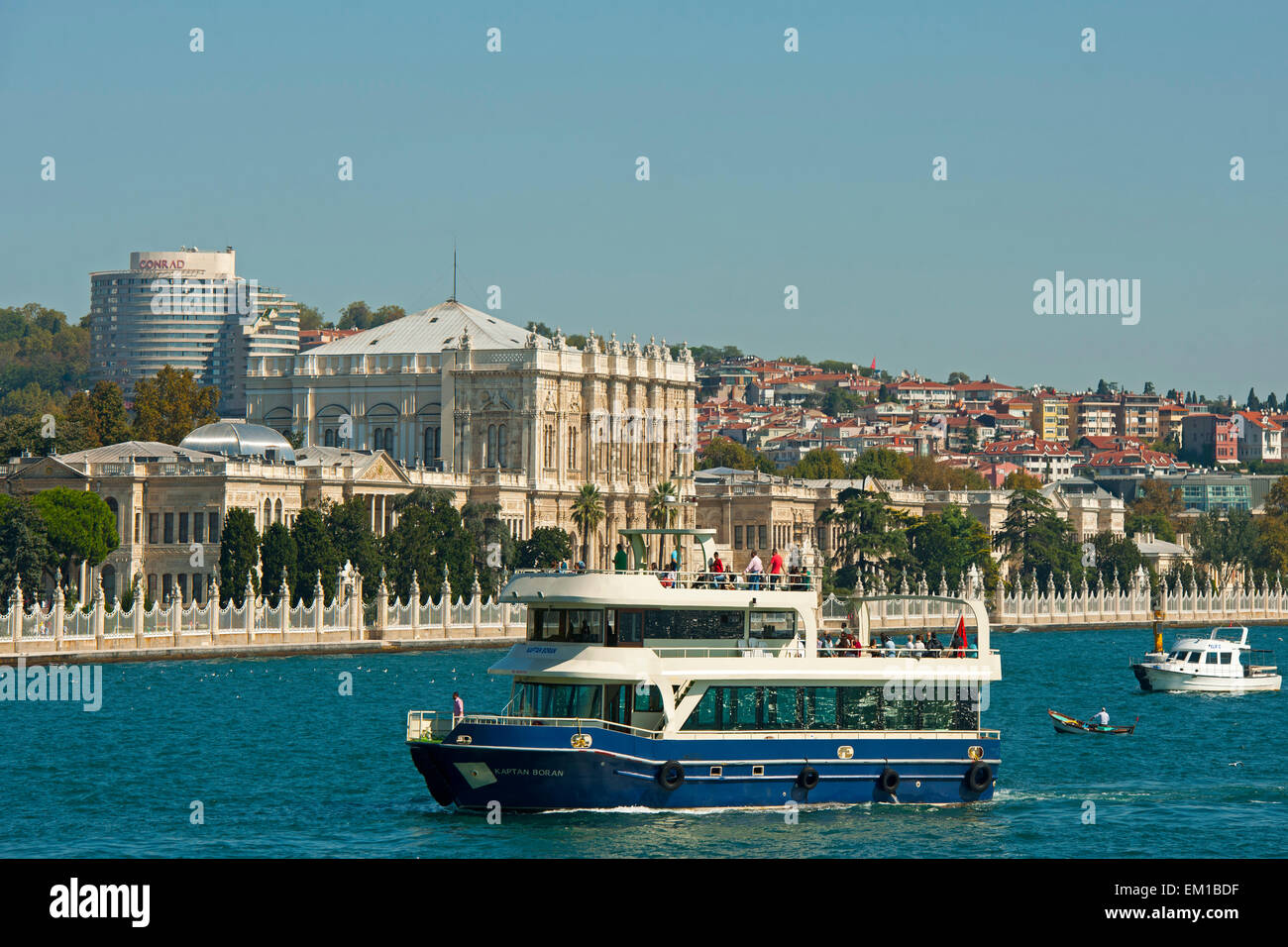 Ägypten, Istanbul, Besiktas, der Dolmabahçe-Palast Oder Dolmabahce Sarayi (Palast der Aufgeschütteten Gärten) so bin Europäisch Stockfoto
