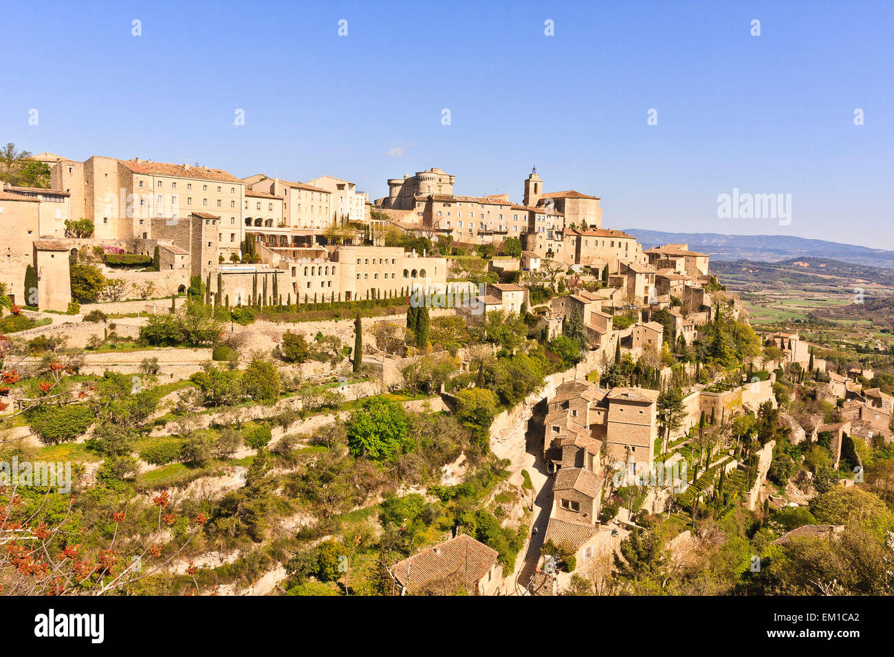 Frankreich, Provence, Dorf von Gordes Stockfoto