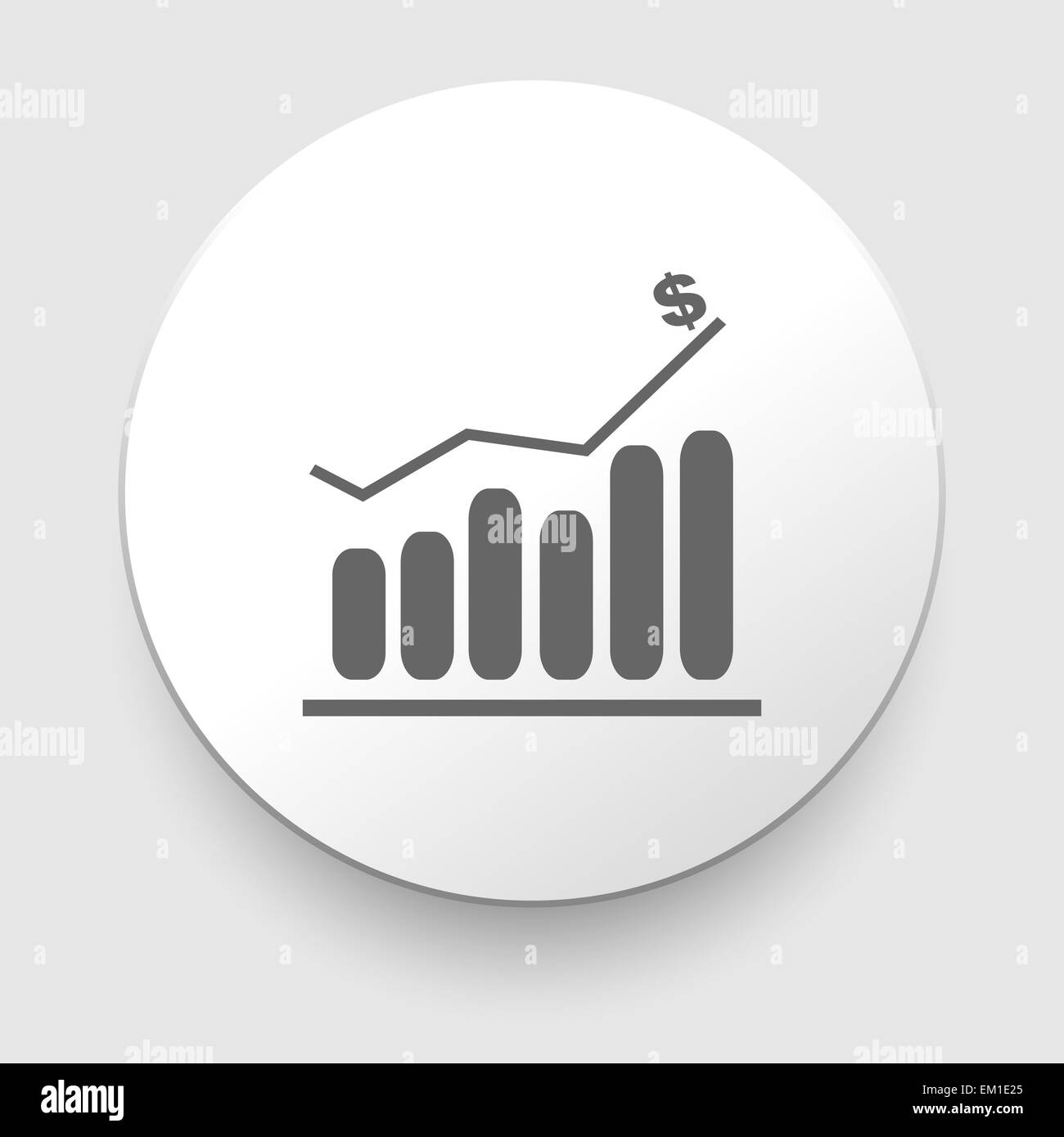 Business-Infografik-Symbol - Vektor Grafik Stockfoto