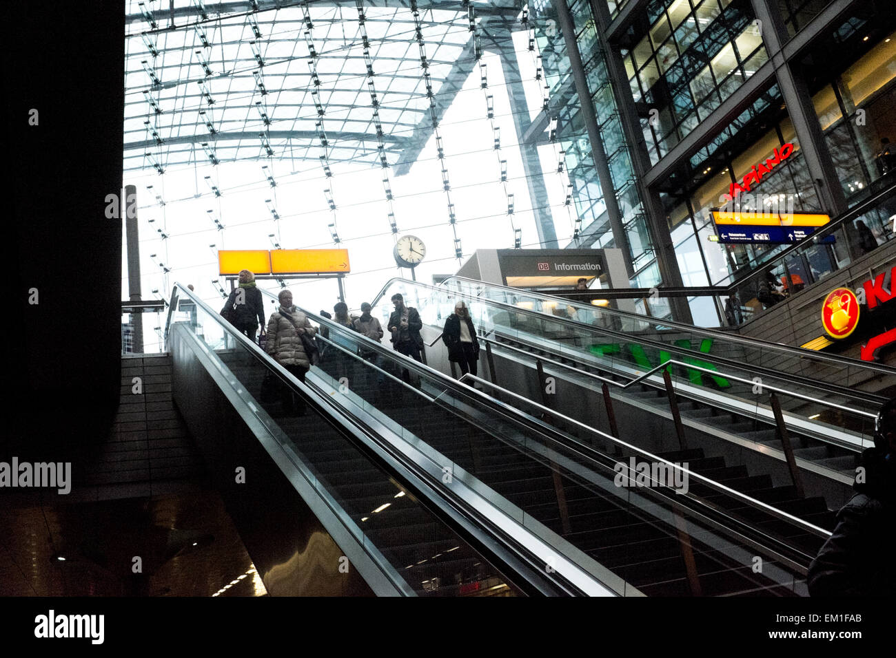 Täglich pendeln in Berline Stockfoto