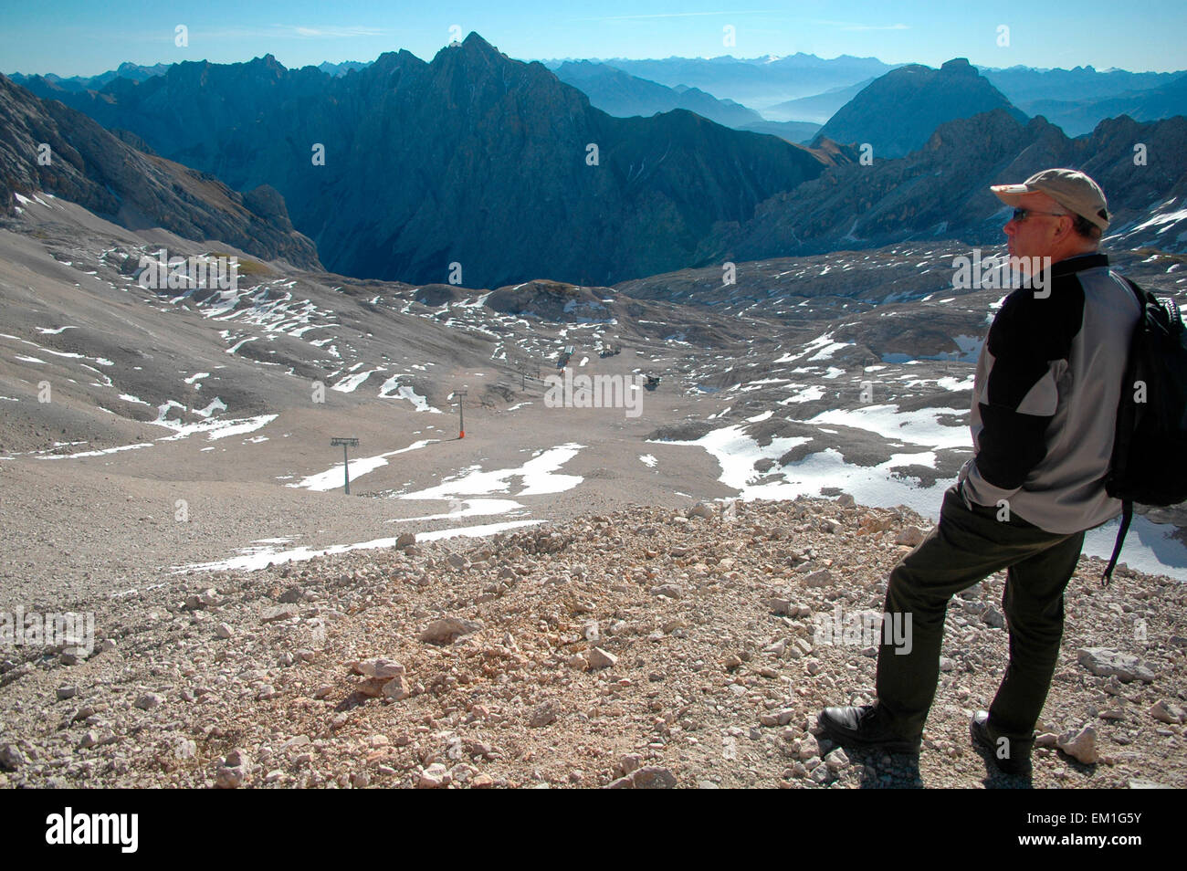 Sonnalpin, Zugspitze, Bayern. Stockfoto
