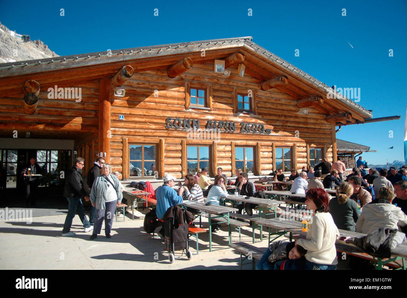 Sonnalpin, Zugspitze, Bayern. Stockfoto