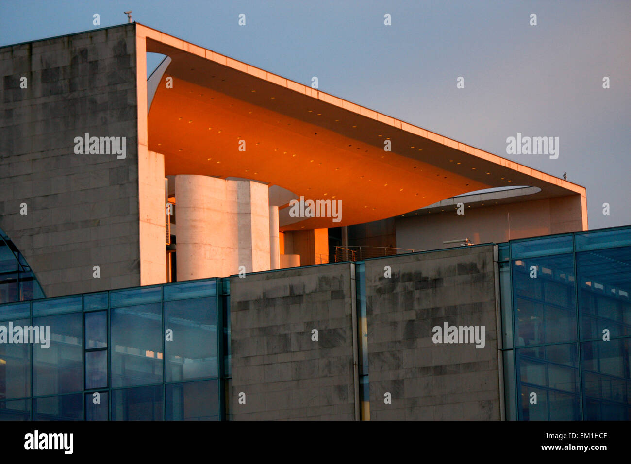 Januar 2012 - BERLIN: die Chanclery in Berlin. Stockfoto