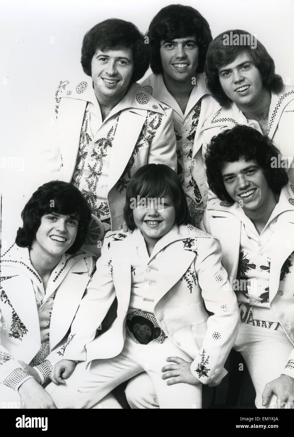 DIE OSMONDS uns pop-Gruppe über 1972 Stockfoto