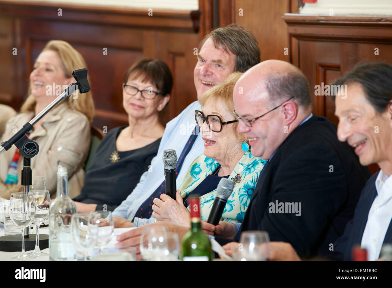 Dame Antonia Fraser 14.04.15 Stockfoto