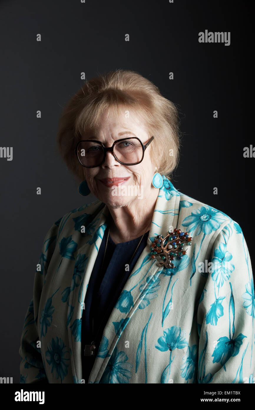 Dame Antonia Fraser 14.04.15 Stockfoto