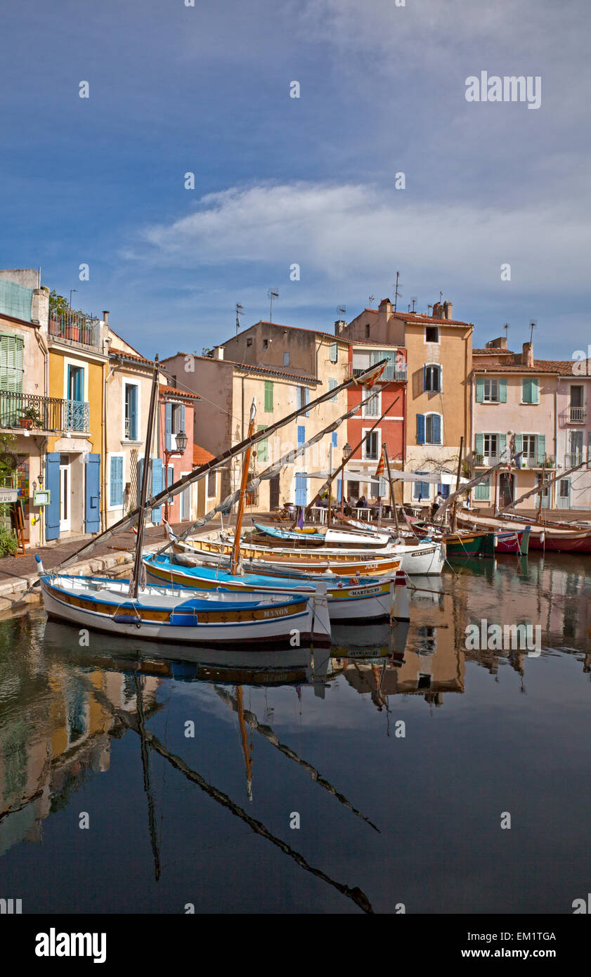 Canal San Sebastian in Martigues, Provence, Frankreich Stockfoto