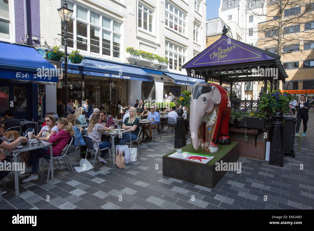 St. Christopher Ort London UK Stockfoto