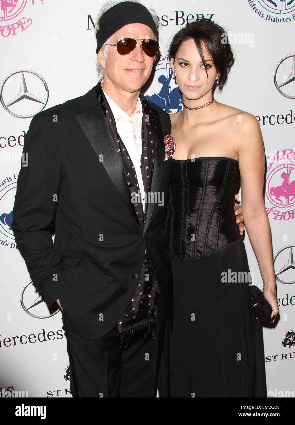 Mercedes-Benz mit Stolz präsentiert die 2014 Karussell der Hoffnung Ball: Matthew Modine, Tochter Ruby Wylder Modine wo: Los Angeles, California, Vereinigte Staaten von Amerika bei: 11. Oktober 2014 Stockfoto