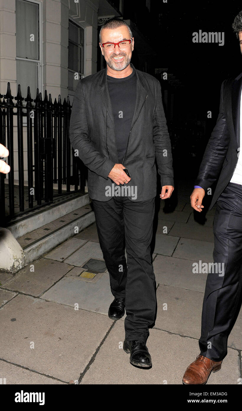 18 July 2012 London George Michael Und Seinem Freund Fadi Fawak Madonnas West London Haus Nach Dem Besuch Der After Party Fur Madonnas Mdna Tour Verlassen Die Musik War Immer Noch Pumpen Als George Und Seine