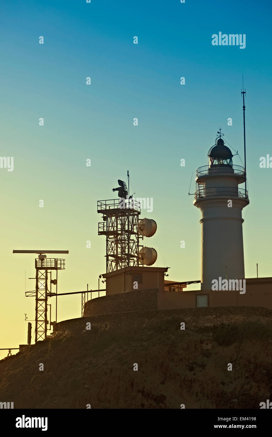 Antenne, Kommunikation, Leuchtturm, Leuchtturm, Apparat Stockfoto