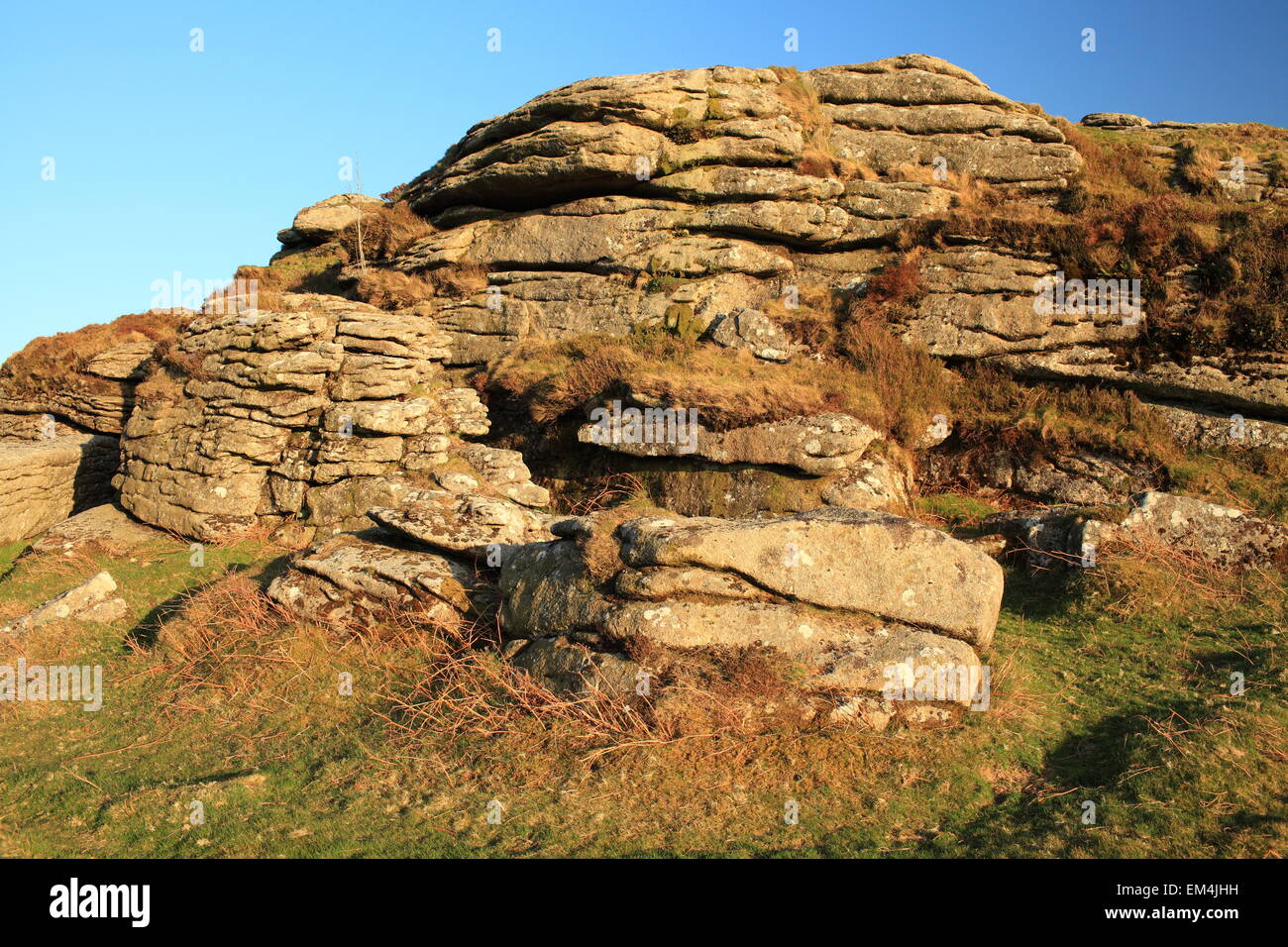 Holwell Tor, Dartmoor, Devon, England, Vereinigtes Königreich Stockfoto