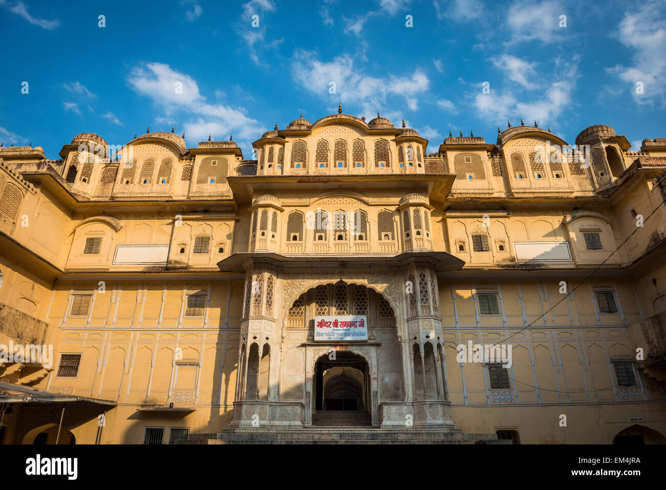 Hindu-Tempel nahe dem Zentrum von der Stadt Jaipur, Rajasthan, Indien Stockfoto