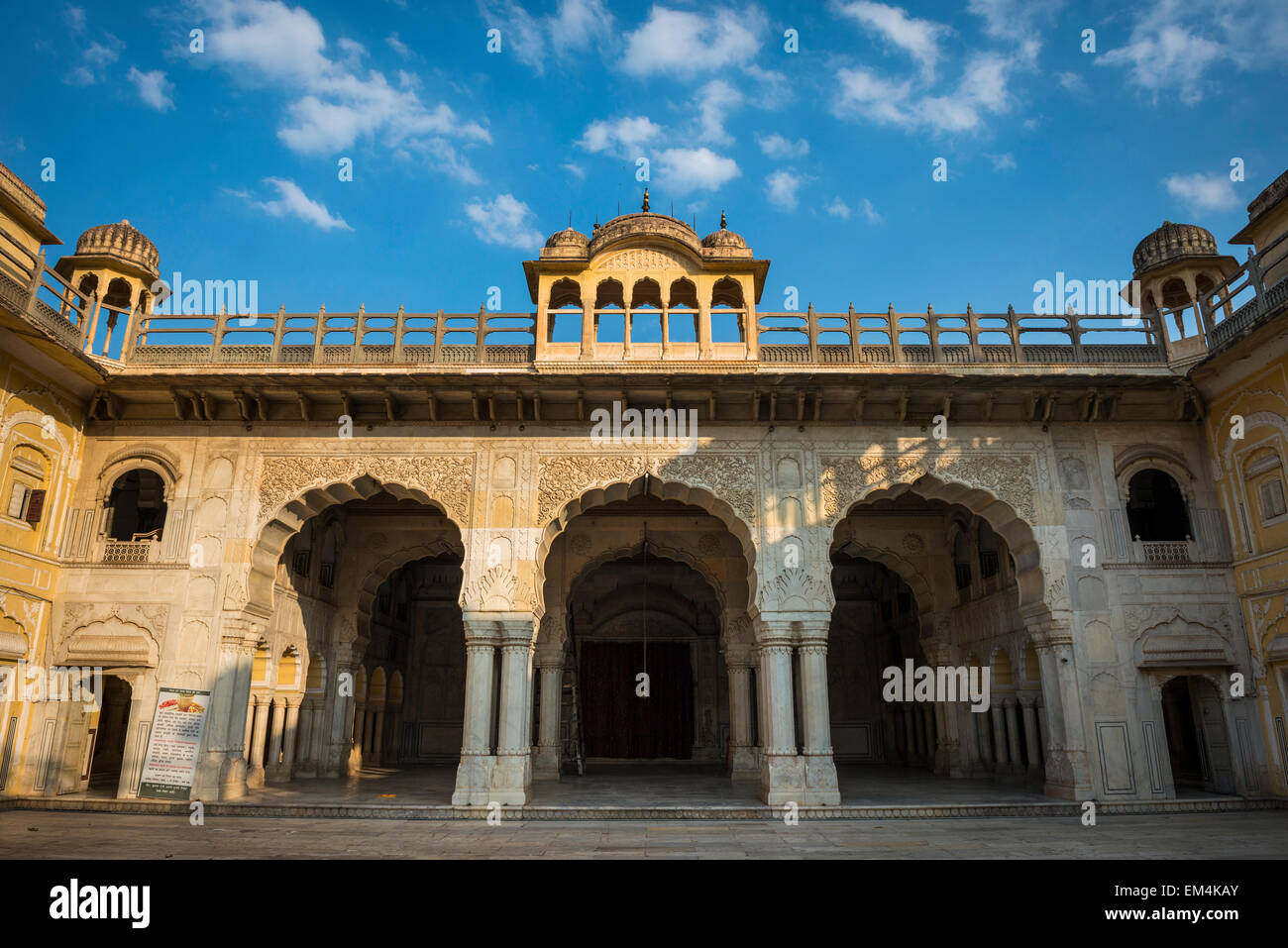 Hindu-Tempel nahe dem Zentrum von der Stadt Jaipur, Rajasthan, Indien Stockfoto