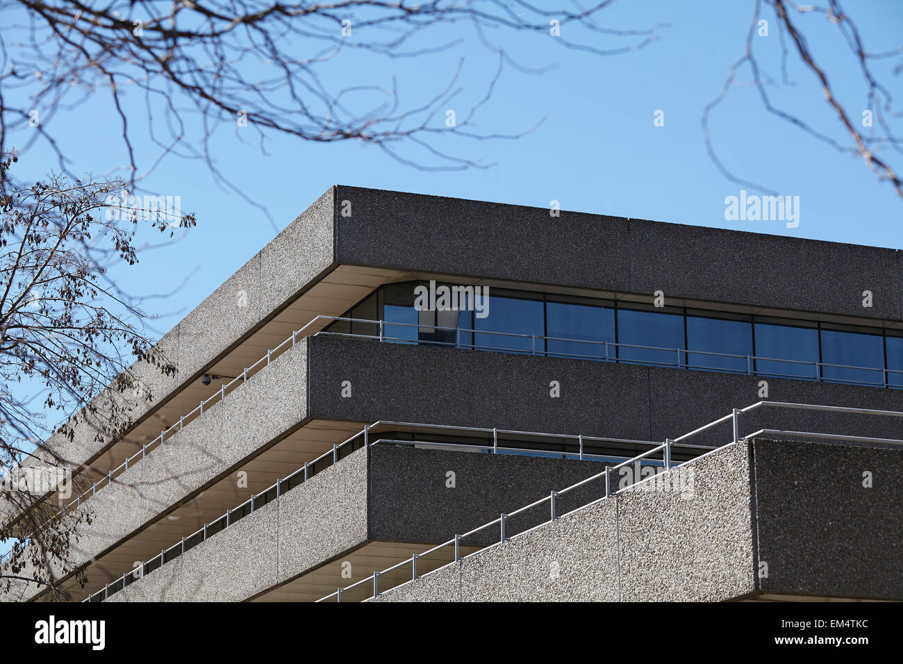 IBM-Gebäude.  South Bank, London: Detail Stockfoto