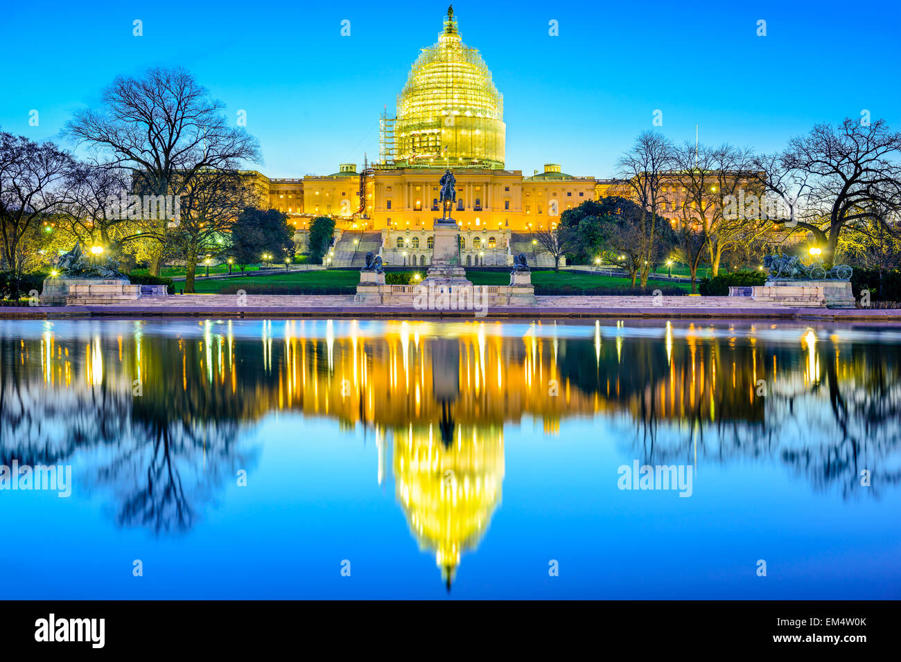 Washington, D.C. am Capitol. Stockfoto