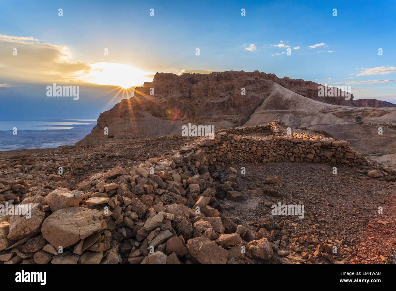 Alte Festung Masada; Israel Stockfoto