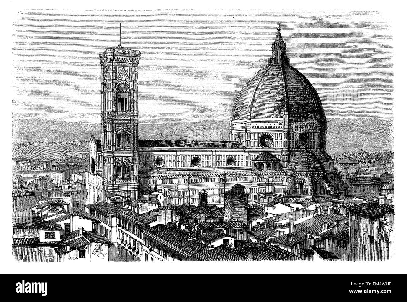 Kathedrale von Florenz Stockfoto