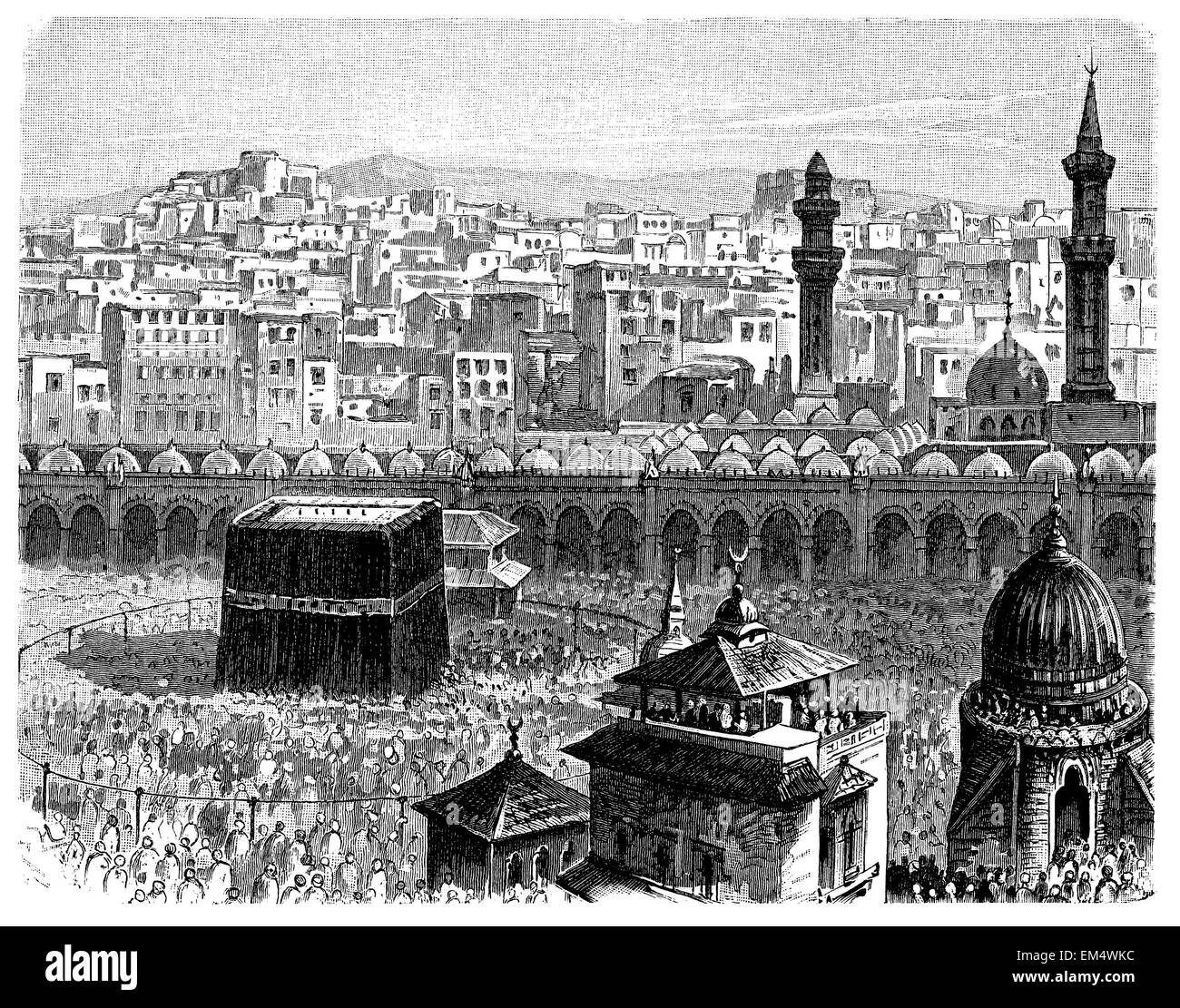 Kaaba in Mekka Stockfoto