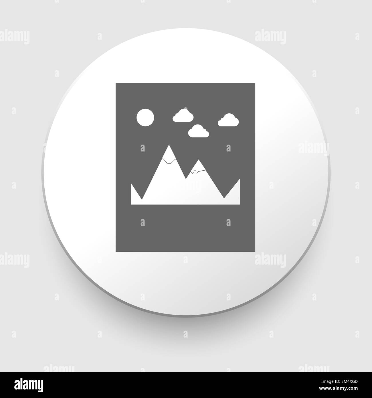 Foto-Symbol, Vektor-Illustration. Stockfoto