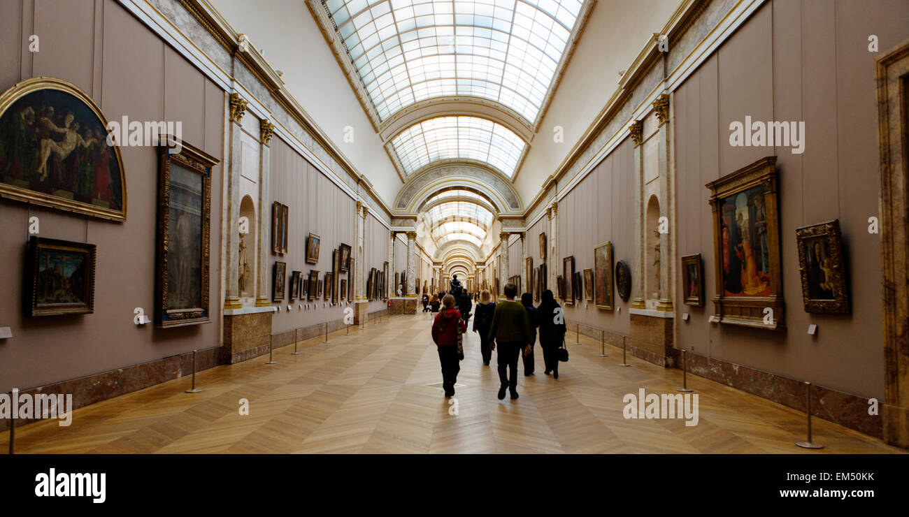 Im Musée du Louvre. Stockfoto